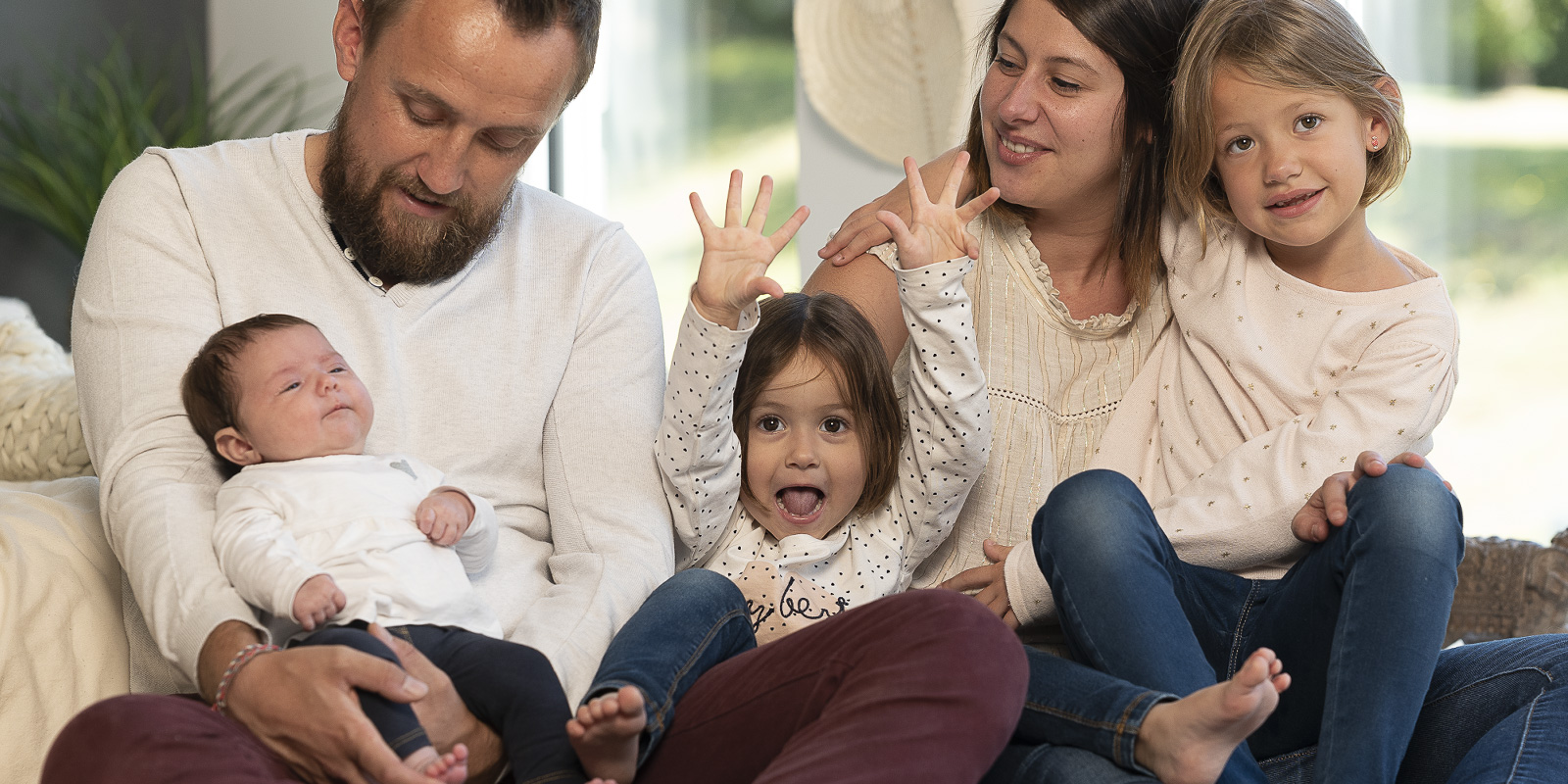 photo de famille avec trois enfants blog wesco