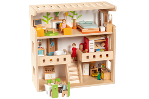 Maison de poupées en bois blog wesco