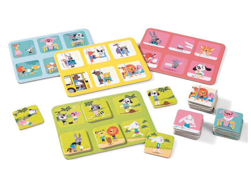jeu loto enfant pour apprendre les bons comportements du quotidien