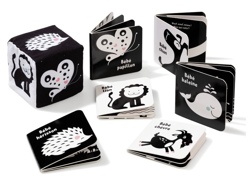 Dé à histoires en noir et blanc pour bébé blog wesco