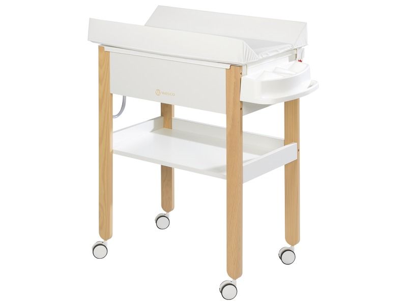 table à langer avec baignoire blog wesco